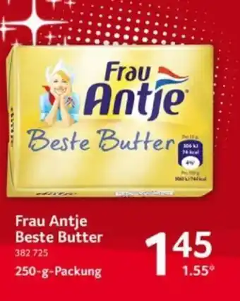 Selgros Frau Antje Beste Butter 250g Angebot