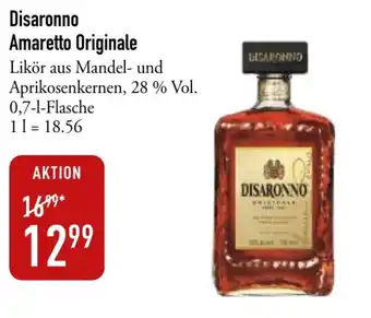 Galeria Markthalle Disaronno Amaretto Originale Likör 700ml Angebot