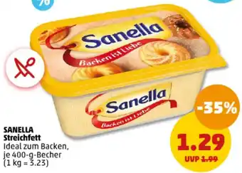 PENNY SANELLA Streichfett 400 g Becher Angebot