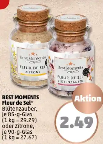 PENNY BEST MOMENTS Fleur de Sel 85/90 g Glas Angebot