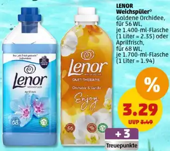 PENNY LENOR Weichspüler 1400/1700 ml Flasche Angebot