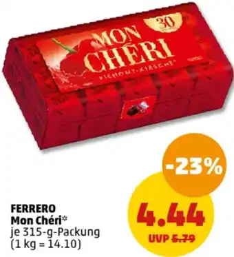 PENNY FERRERO Mon Chéri 315 g Packung Angebot