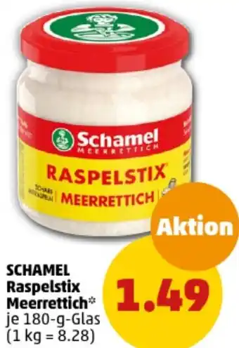 PENNY SCHAMEL Raspelstix Meerrettich 180 g Glas Angebot