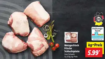 Lidl Metzgerfrisch Frische Schlachtplatte ca.5 kg Angebot