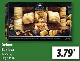 Lidl Deluxe Baklava 250 g Angebot