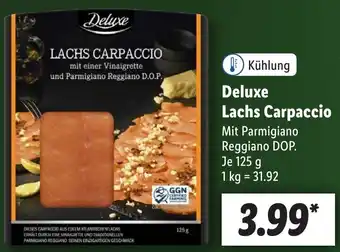 Lidl Deluxe Lachs Carpaccio 125 g Angebot