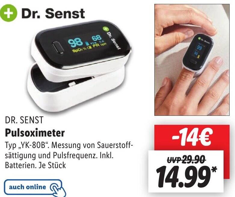 DR. SENST Pulsoximeter ,,YK-80B\
