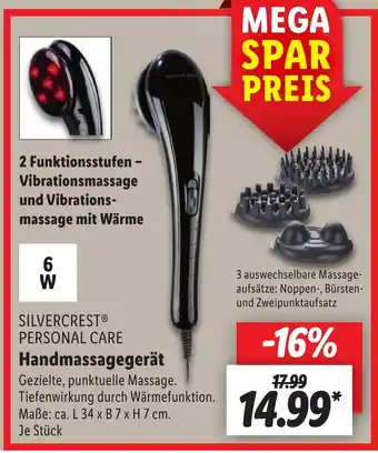 Lidl SILVERCREST PERSONAL CARE Handmassagegerät Angebot