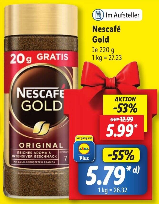 Fabelhafte Nescaf Gold Angebot Diese Woche Bilder