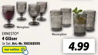 Lidl ERNESTO 4 Gläser Angebot