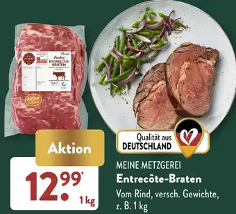 Aldi Süd MEINE METZGEREI Entrecôte-Braten 1 kg Angebot