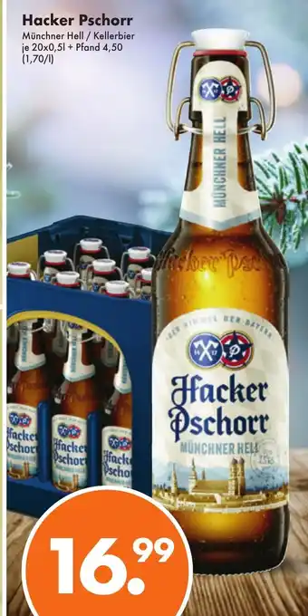 Trink und Spare Hacker Pschorr Münchner Hell / Kellerbier je 20x0,5L Angebot