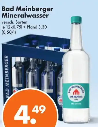 Trink und Spare Bad Meinberger Mineralwasser 12*750ml Angebot