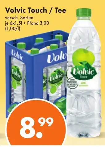 Trink und Spare Volvic Touch / Tee 6*1.5L Angebot