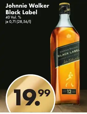 Trink und Spare Johnnie Walker Black Label 40 Vol. % je 0,7L Angebot