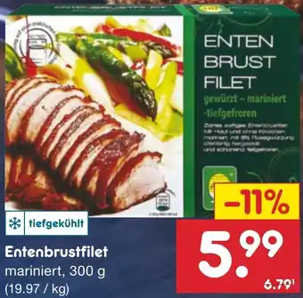 Netto Marken-Discount Entenbrustfilet 300 g Angebot