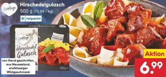 Netto Marken-Discount Lieblings Hirschedelgulasch 500 g Angebot