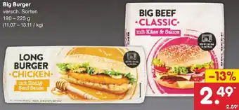 Netto Marken-Discount Big Burger 190-225 g Angebot