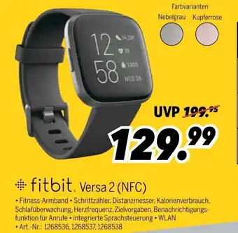 MEDIMAX Fitbit Versa 2 (NFC) Angebot