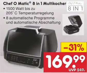 Netto Marken-Discount Chef O Matic 8 in 1 Multikocher Angebot