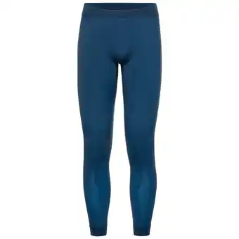 Intersport Odlo herren unterhose bl bottom long kinship pw 200 blue wing teal melange l Angebot