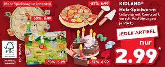 Kaufland KIDLAND Holz-Spielwaren Angebot