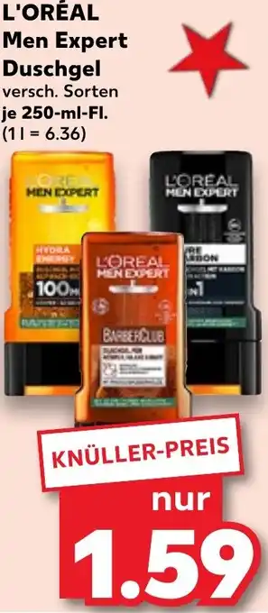 Kaufland L'ORÉAL Men Expert Duschgel 250 ml Fl. Angebot