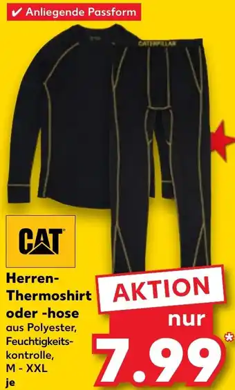 Kaufland CAT Thermoshirt oder hose Angebot