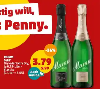 PENNY Mumm Sekt 0,75L Angebot