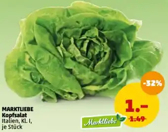 PENNY Marktliebe Kopfsalat Angebot