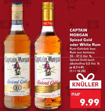 Kaufland CAPTAIN MORGAN Spiced Gold oder White Rum 0,7 L-Fl. Angebot