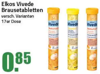 Ihr Frischmarkt Elkos Vivede Brausetabletten 17er Dose Angebot