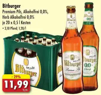 Lösch Depot Bitburger Premium Pils 20x0,5 L Kasten Angebot