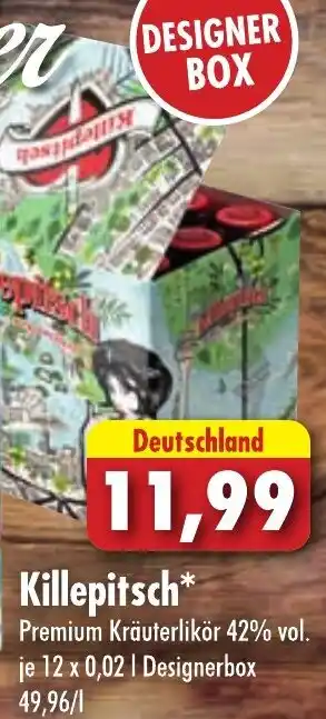 Lösch Depot Killepitsch Premium Kräuterlikör 12x0,02 L Angebot