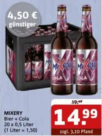 Getränke Quelle MIXERY Bier + Cola 20 x 0,5 Liter Angebot