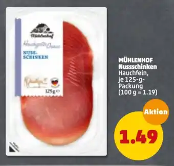 PENNY Mühlenhof Nussschinken 125 g Angebot