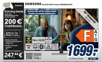 Expert Bening Samsung Neo Qled-uhd-fernseher Gq65qn85aatxzg Angebot