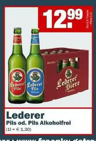 Fränky Getränke Lederer Pils Od. Pils Alkoholfrei Angebot