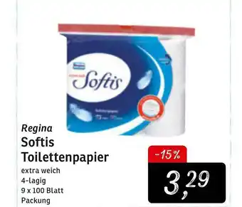 KONSUM Regina Softis Toilettenpapier Angebot