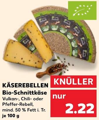 Kaufland KÄSEREBELLEN Bio-Schnittkäse 100 g Angebot