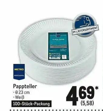 METRO Pappteller Metro Professional Angebot