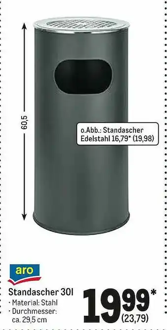 METRO Standascher 30l Aro Angebot