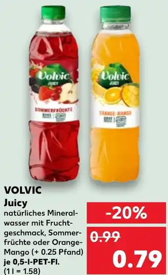 Kaufland VOLVIC Juicy 0,5 L-PET-Fl. Angebot