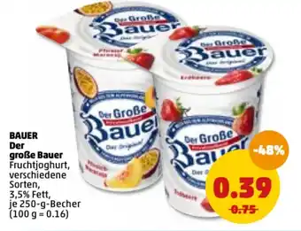 PENNY Bauer Der große Bauer 250g becher Angebot