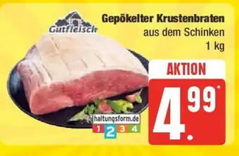 Edeka Gutfleisch Gepökelter Krustenbraten aus dem Schinken 1 kg Angebot