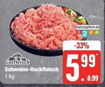 Edeka Gutfleisch Schweine-Hackfleisch 1 kg Angebot