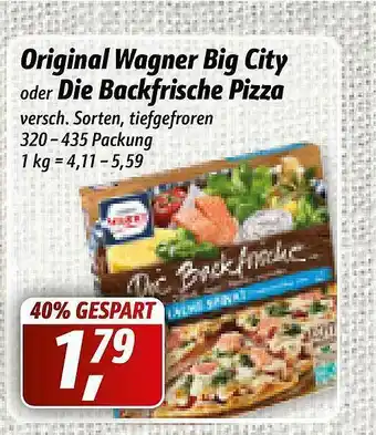 Simmel Orginal Wagner Big City Oder Die Backfrische Pizza Angebot