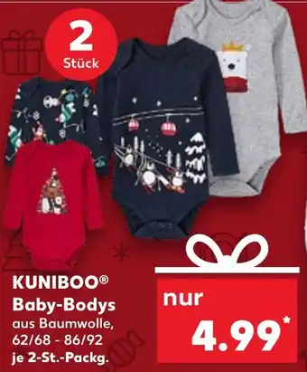 Kaufland KUNIBOO Baby-Bodys 2 St. Packg. Angebot