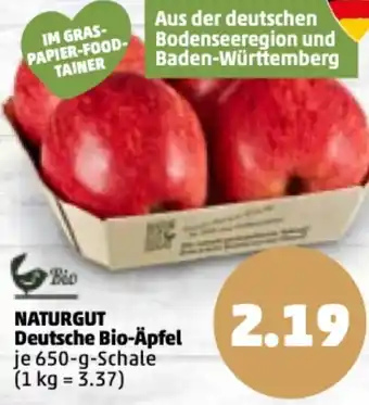 PENNY Naturgut Deutsche Bio äpfel 650g Angebot