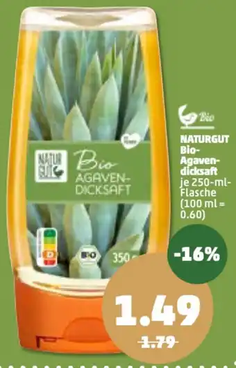 PENNY Naturgut Bio Agavendicksaft 250ml Angebot